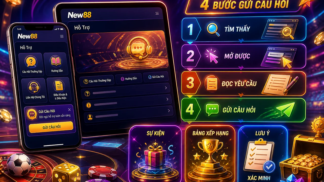 Cuối tuần chọn kênh hỗ trợ New88 theo thiết bị và cách hỏi