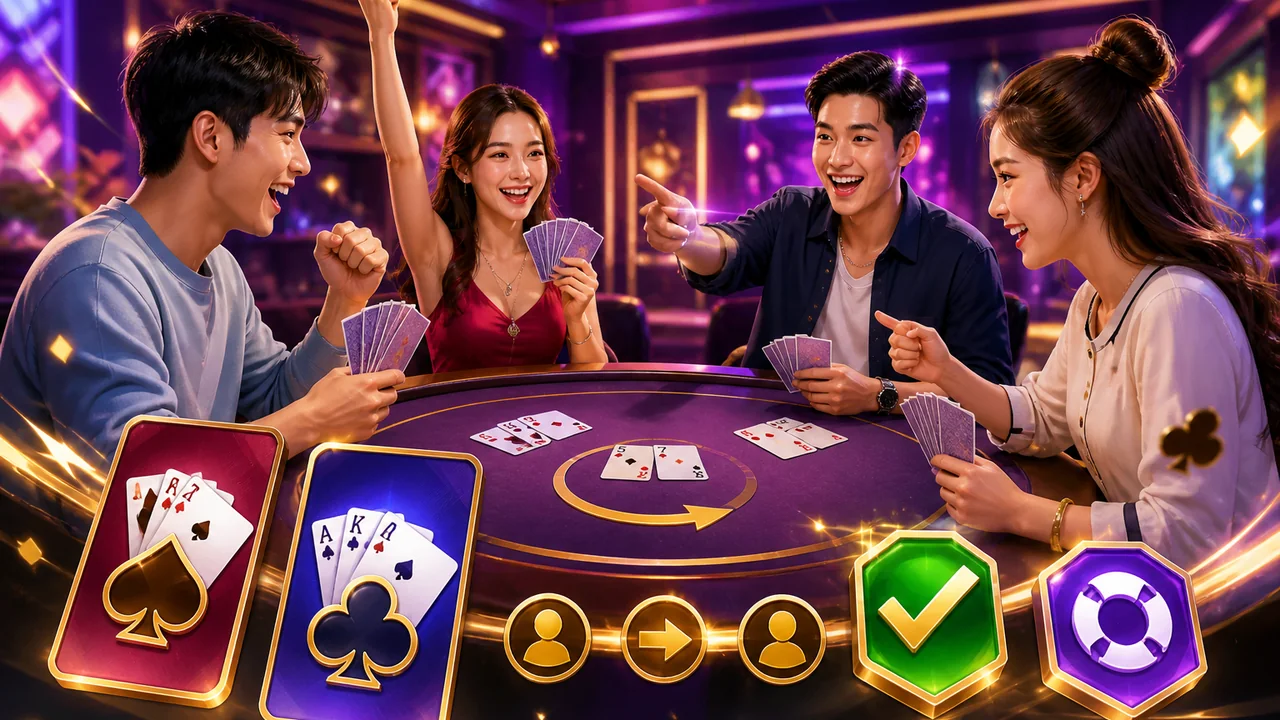 Bắt đầu ván ngắn với mẹo đọc luật Tiến lên Phỏm nhanh trước khi chơi New88