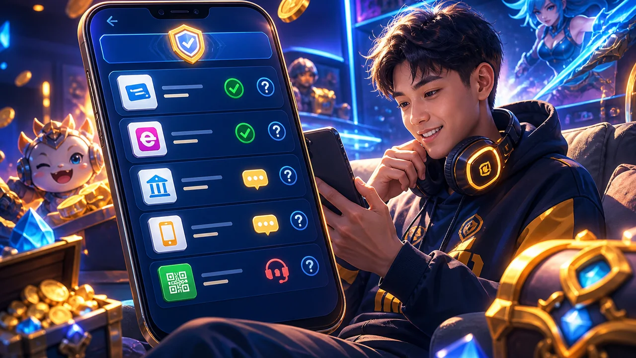 Buổi chơi cuối tuần gọn nhẹ: checklist nhanh kiểm tra phương thức thanh toán New88
